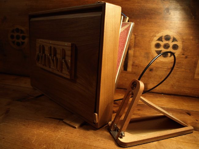 Shruti Box – groß mit Fußpedal